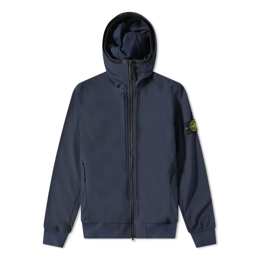 Ветровка Stone Island Hooded Soft Shell-R Jacket Синьо | 761540427-V0020, 0