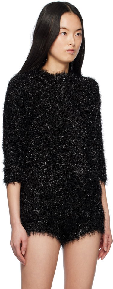 Комбинезон Simone Rocha Simone Rocha Tinsel Knit Cardigan Черно | PRMK2 0664, 1