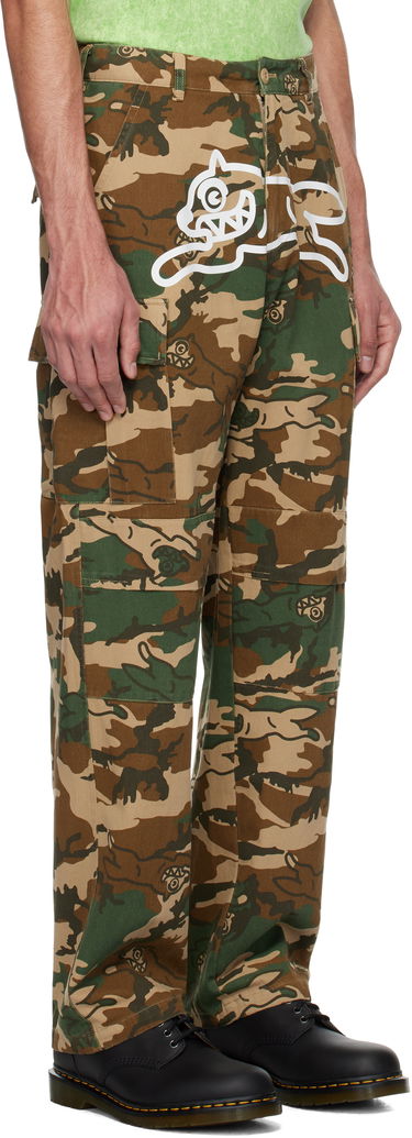 Карго панталони BBC IceCream ICECREAM Running Dog Woodland Camo Cargo Pants Зелено | IC24S36, 1