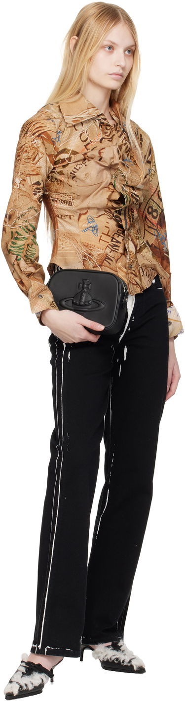 Чанта през рамо Vivienne Westwood Vivienne Westwood Anna Camera Bag Черно | 48020005U-L001S-, 3
