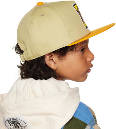 Шапка с козирка BAPE BAPE Kids Patched Cap Бежово | 001CPJ303001K, 2