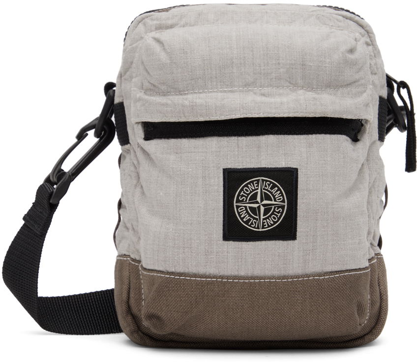 Чанта през рамо Stone Island Patch Pouch Сиво | 801590830, 0