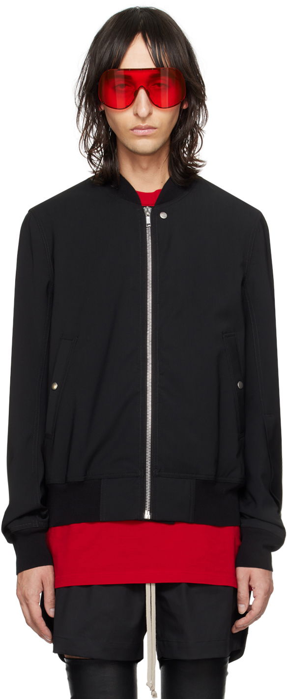 Яке бомбър Rick Owens Classic Flight Bomber Jacket Черно | RU01D3782 WL, 0