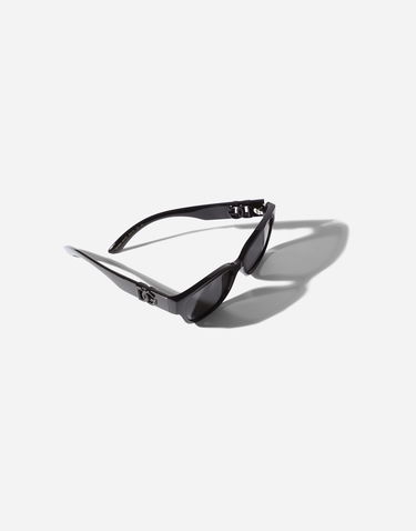 Слънчеви очила Dolce & Gabbana Dolce & Gabbana DG Logo Acetate Sunglasses Черно | VG600OVN1879V000, 3