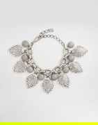 Dolce & Gabbana Rhinestone Maxi-Necklace with Chain and DG Logo