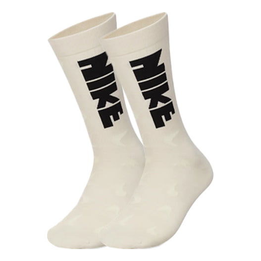 Чорапи Nike Everyday Essentials Crew Logo Jacquard Socks Бяло | DQ0788-219
