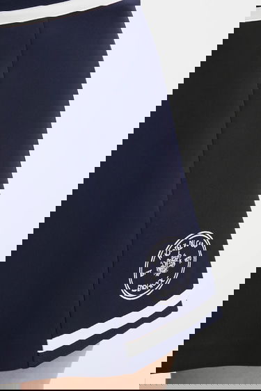 Пола Sporty & Rich Sporty & Rich Eden Crest Embroidered Mila Pleated Mini Skirt Тъмно синьо | SK01160666BL107, 3