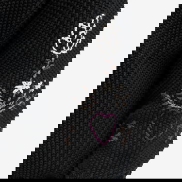 Пуловер YMC Lotus Knit Cardigan with Floral Embroidery Черно | Q8XMK-Black, 5