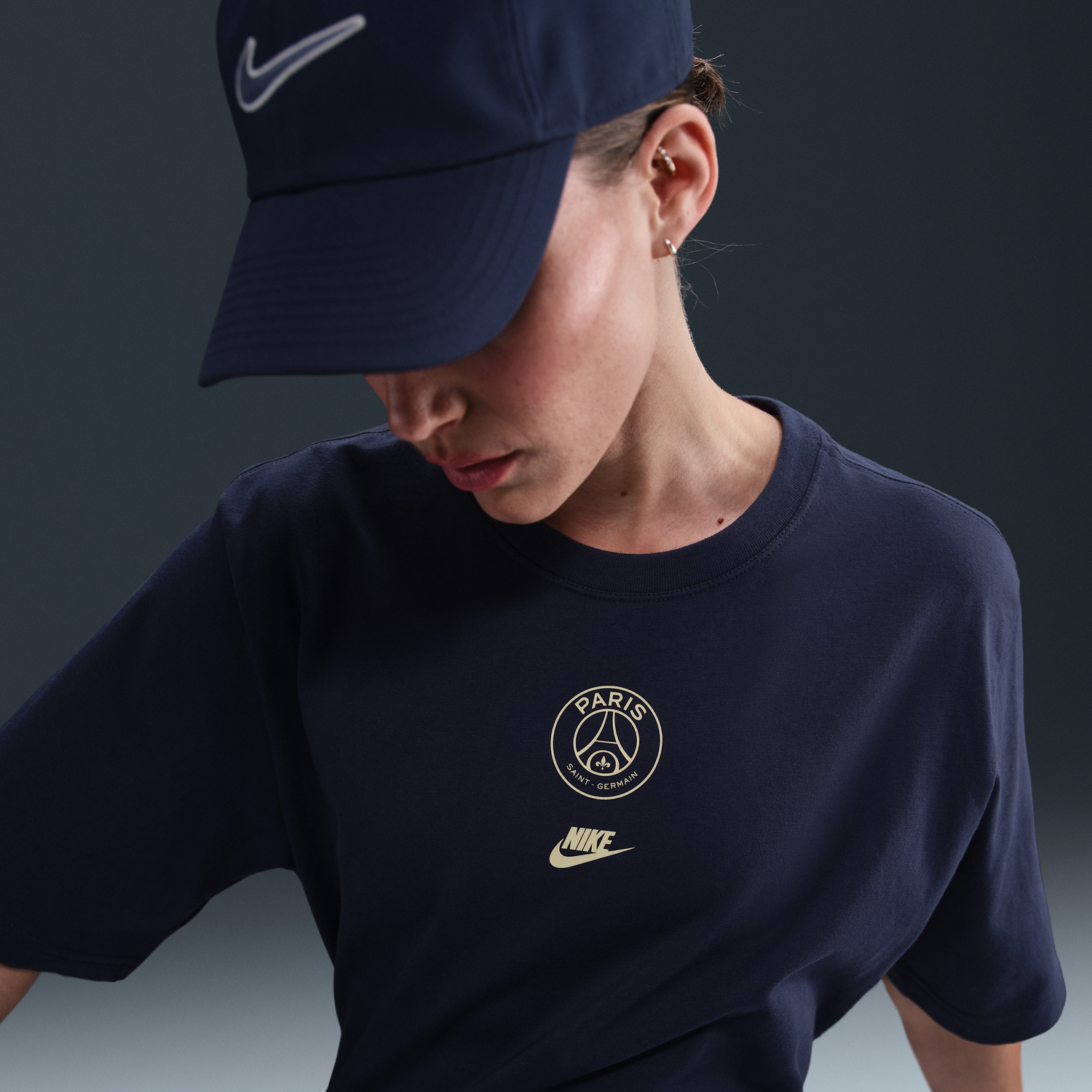 Тениска Nike Paris Saint-Germain Supporter T-Shirt Тъмно синьо | HQ0777-410, 0