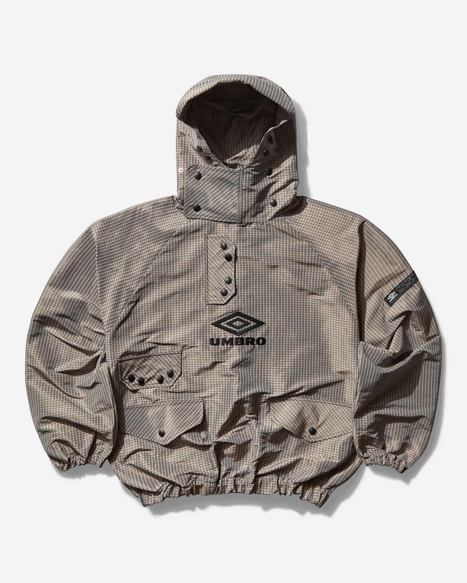 Яке Umbro Smock Check Anorak Кафяво | UBMW0340FA214 BEG0024, 1