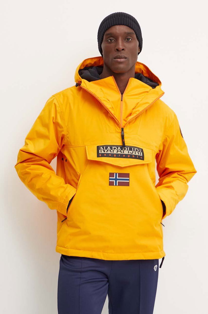 Парка Napapijri Yellow Rainforest Next Anorak Jacket Жълто | NP0A4IB9A671