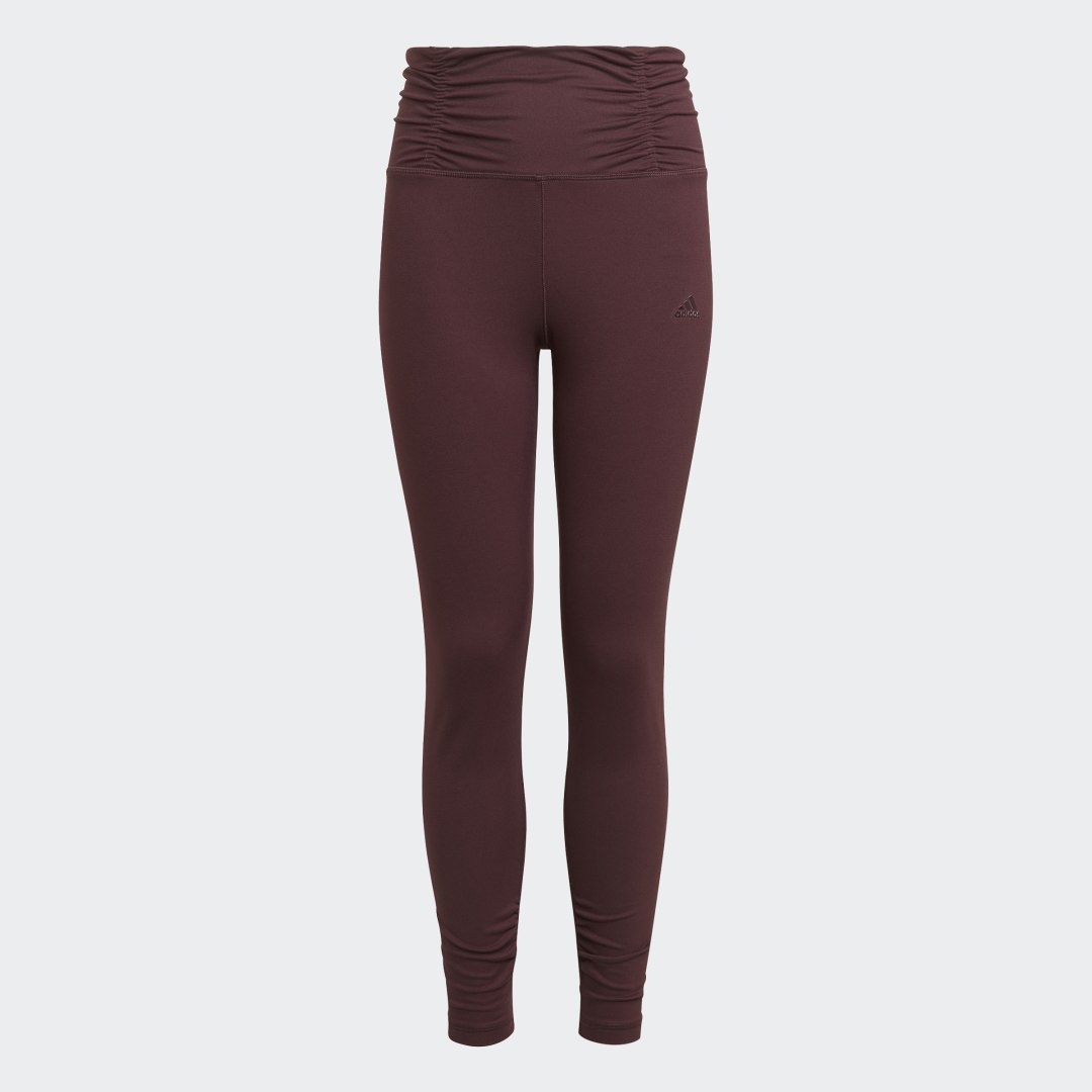Клинове adidas Originals AEROREADY Yoga 7/8 Leggings Бургунди | HM4432, 0
