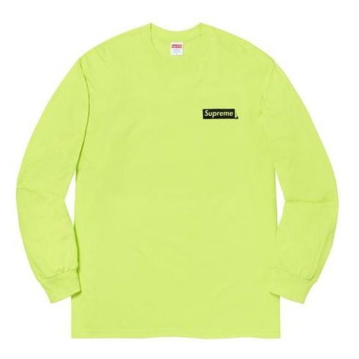 Тениска Supreme Unique Longsleeve T-Shirt Зелено | SUP-SS20-126