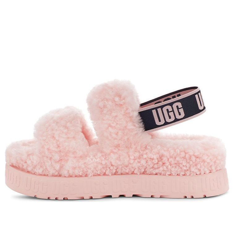 Кецове и обувки UGG Oh Fluffita Platform Sandals Розово | 1120876-PSLP, 0