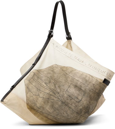 Голяма пазарска чанта LEMAIRE Lemaire Flag Bag Бежово | BG0143 LF1418, 1