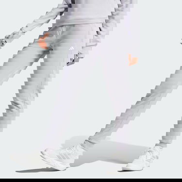 Спортни панталони adidas Performance AEROREADY Game and Go Tapered Fleece Joggers Лилаво | IX5060, 0