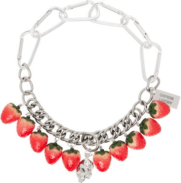 Колие Chopova Lowena Chopova Lowena Strawberry Piggy Chain Necklace Червено | 6598, 0