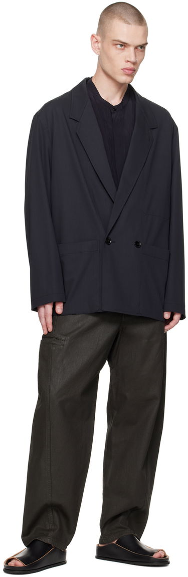 Риза LEMAIRE Lemaire Boxy Shirt Тъмно синьо | SH1076 LF1024, 3