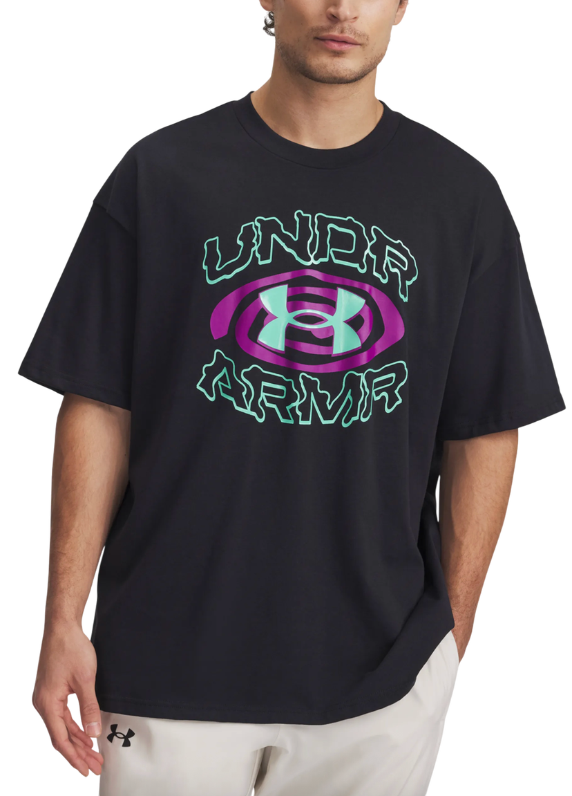 Тениска Under Armour Hoops Hoopnotic Heavyweight Short Sleeve T-Shirt Черно | 1390190-001