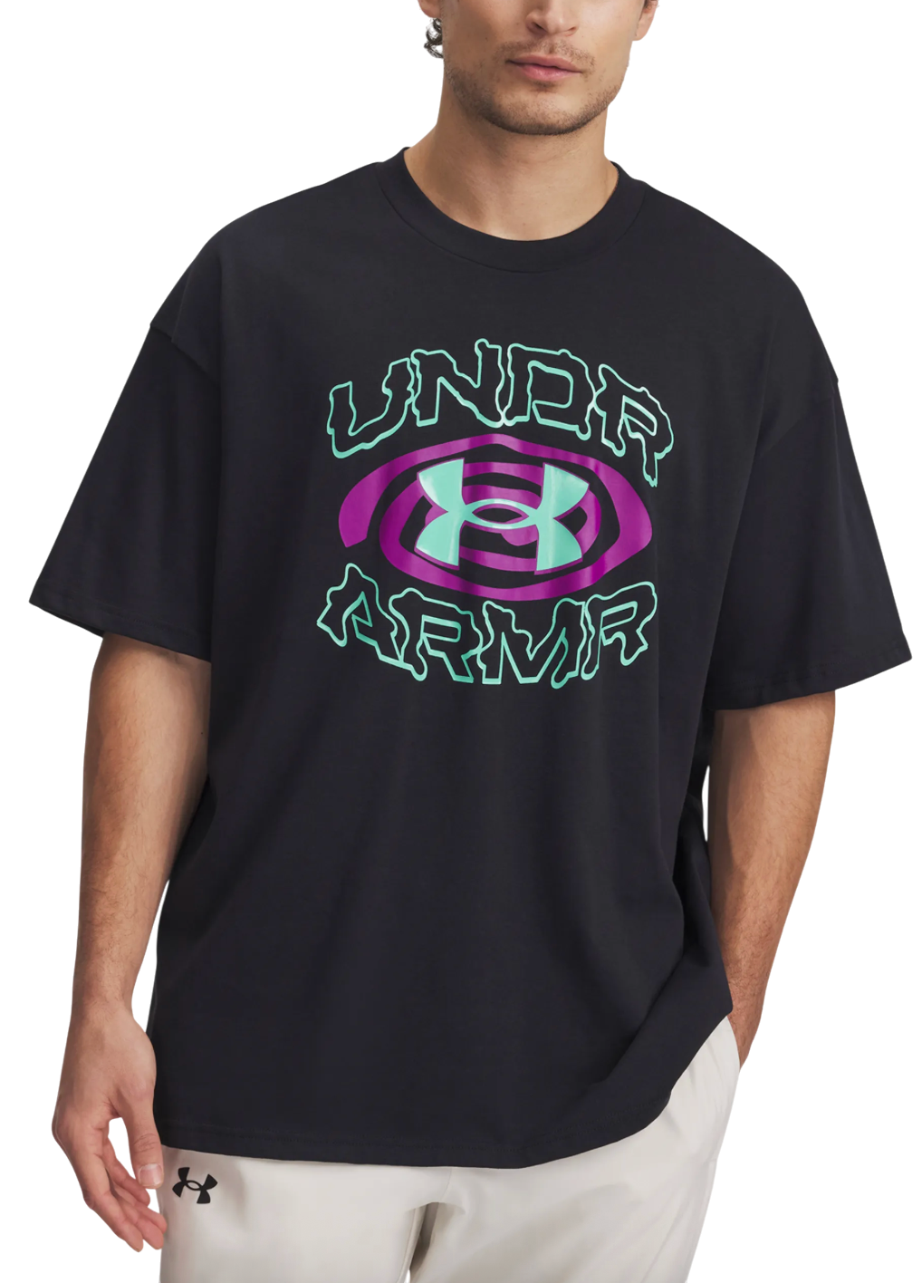 Тениска Under Armour Hoops Hoopnotic Heavyweight Short Sleeve T-Shirt Черно | 1390190-001, 0