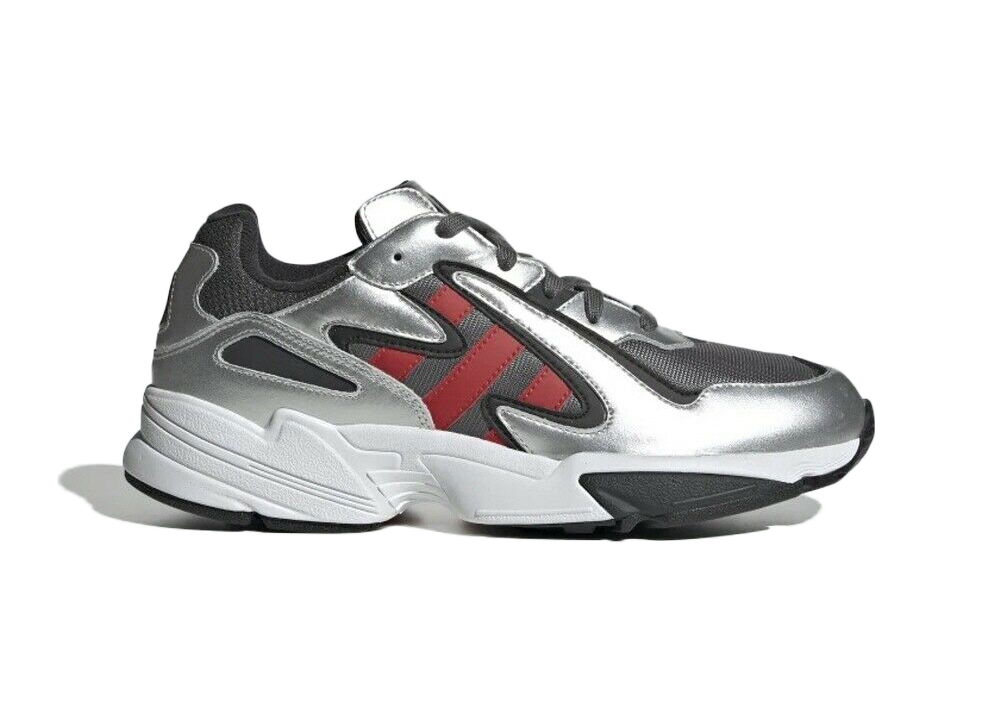 Кецове и обувки adidas Originals Yung-96 Chasm Silver Metallic Scarlet Металик | EE7240, 0