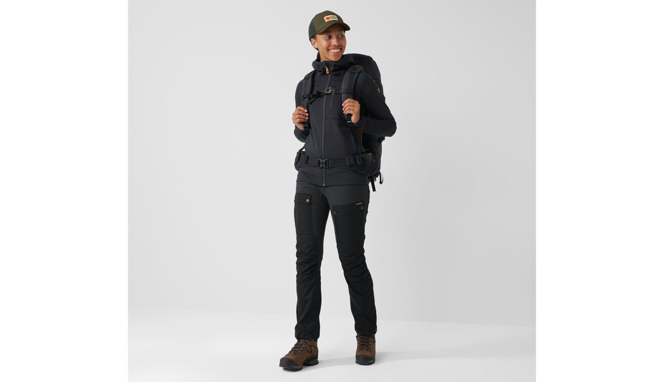 Панталони FJÄLLRÄVEN Keb Trousers Черно | F89898-550, 1
