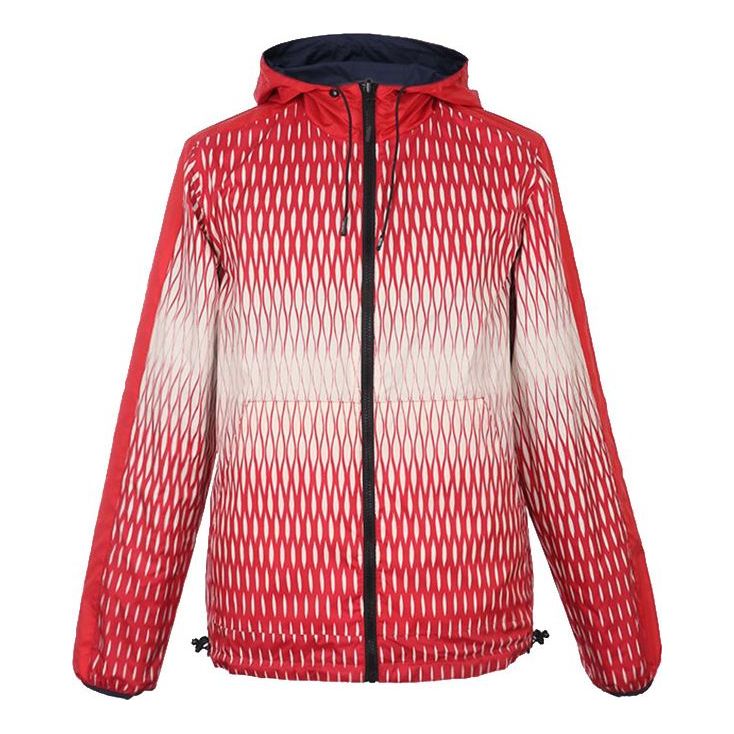 Ветровка KENZO KENZO Double Sided Hooded Jacket Червено | FA55BL1511NG-77