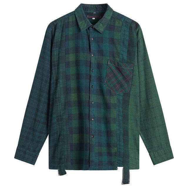 7 Cuts Over Dyed Flannel Shirt