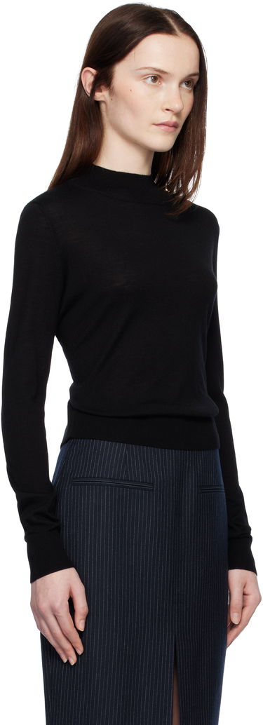 Пуловер Anine Bing Monique Long Sleeve Sweater Черно | A-09-10130-BLK1, 1
