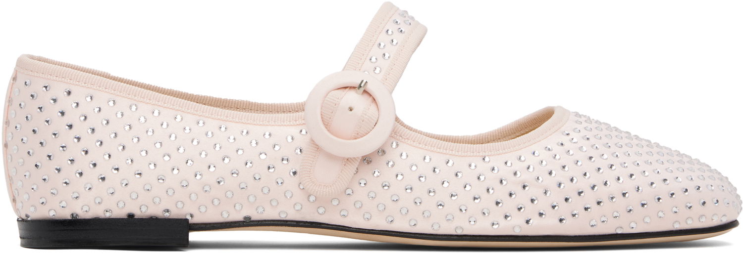 Pокля Repetto Repetto Georgia Mary Jane Ballerina Flats Розово | VX4194SATSTD, 0