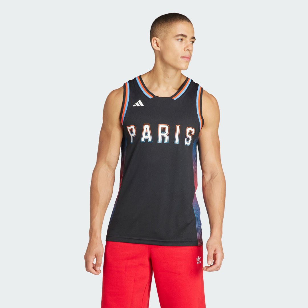 Фланелка adidas Originals Basketball AEROREADY Jersey Черно | IN9095, 0
