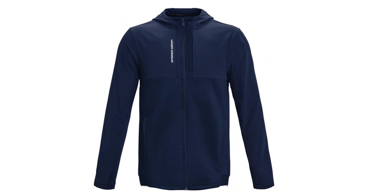 Суитчър Under Armour Storm Sweater Fleece Full-Zip Hoodie Синьо | 1373412-408, 1