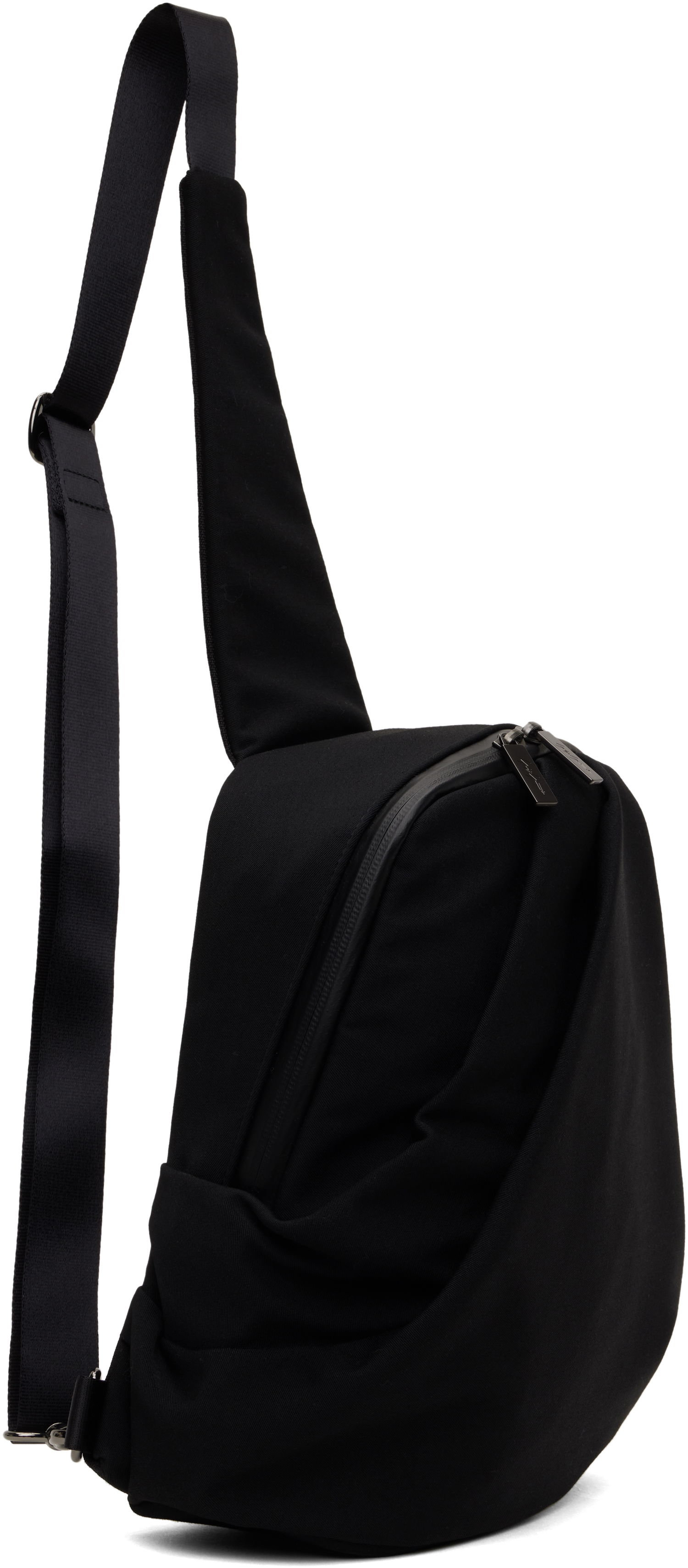 Чанта през рамо Yohji Yamamoto YOHJI YAMAMOTO Tuck Sling Backpack Черно | HP-I06-860, 1