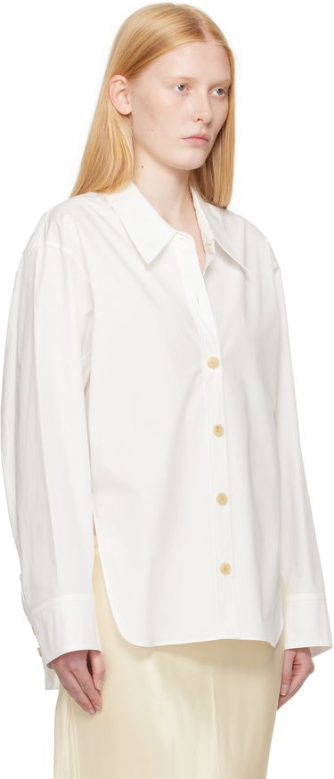 Риза Khaite Khaite Herschel Button-Down Shirt Бяло | 2379195, 1