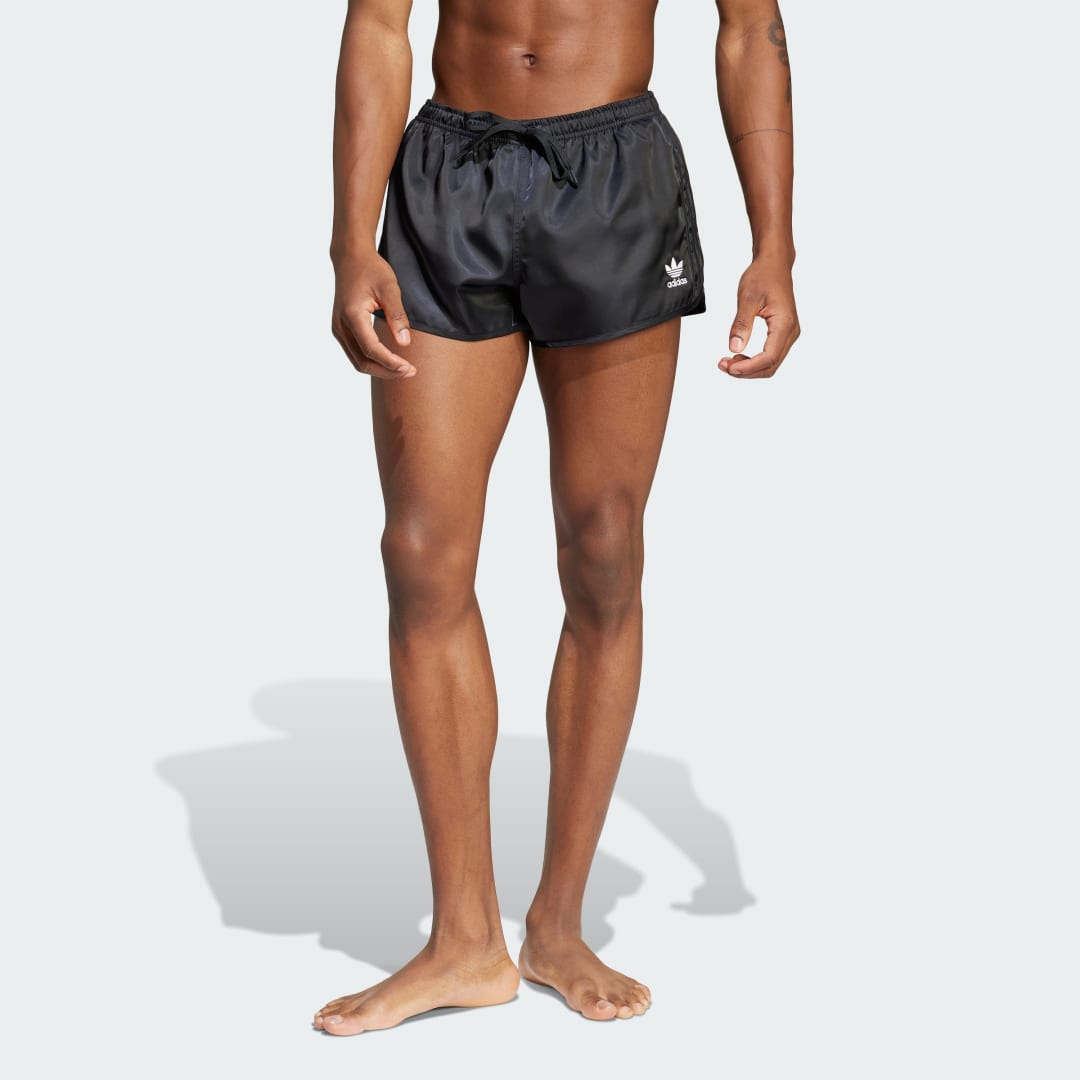 Къси панталони adidas Performance Adicolor 3-Stripes 2-Inch Swim Shorts Черно | JD0901, 0