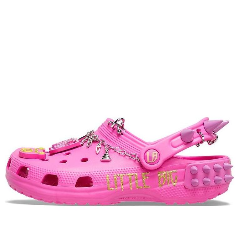 Кецове и обувки Crocs Crocs x LittleBig Classic Clog Sandals Розово | 207546-6QQ