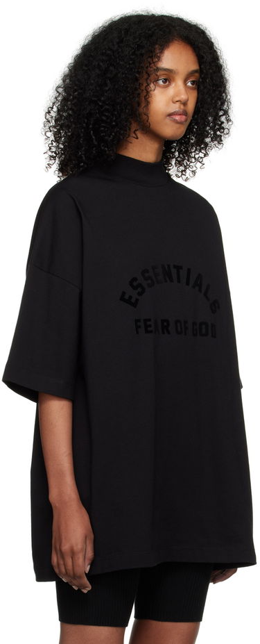 Тениска Fear of God Essentials Arch Logo Tee Черно | 125SP232000F, 4