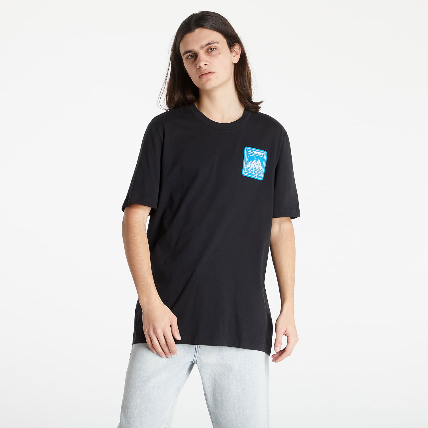 Тениска adidas Originals TX Patc MTN Tee Черно | HE1764, 0