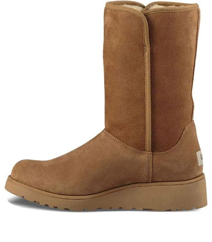 Кецове и обувки UGG Amie Suede Wedge Boots Кафяво | 1013428-CHE