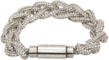 Гривна Acne Studios Crystal Cord Bracelet Сиво | C50416-, 1