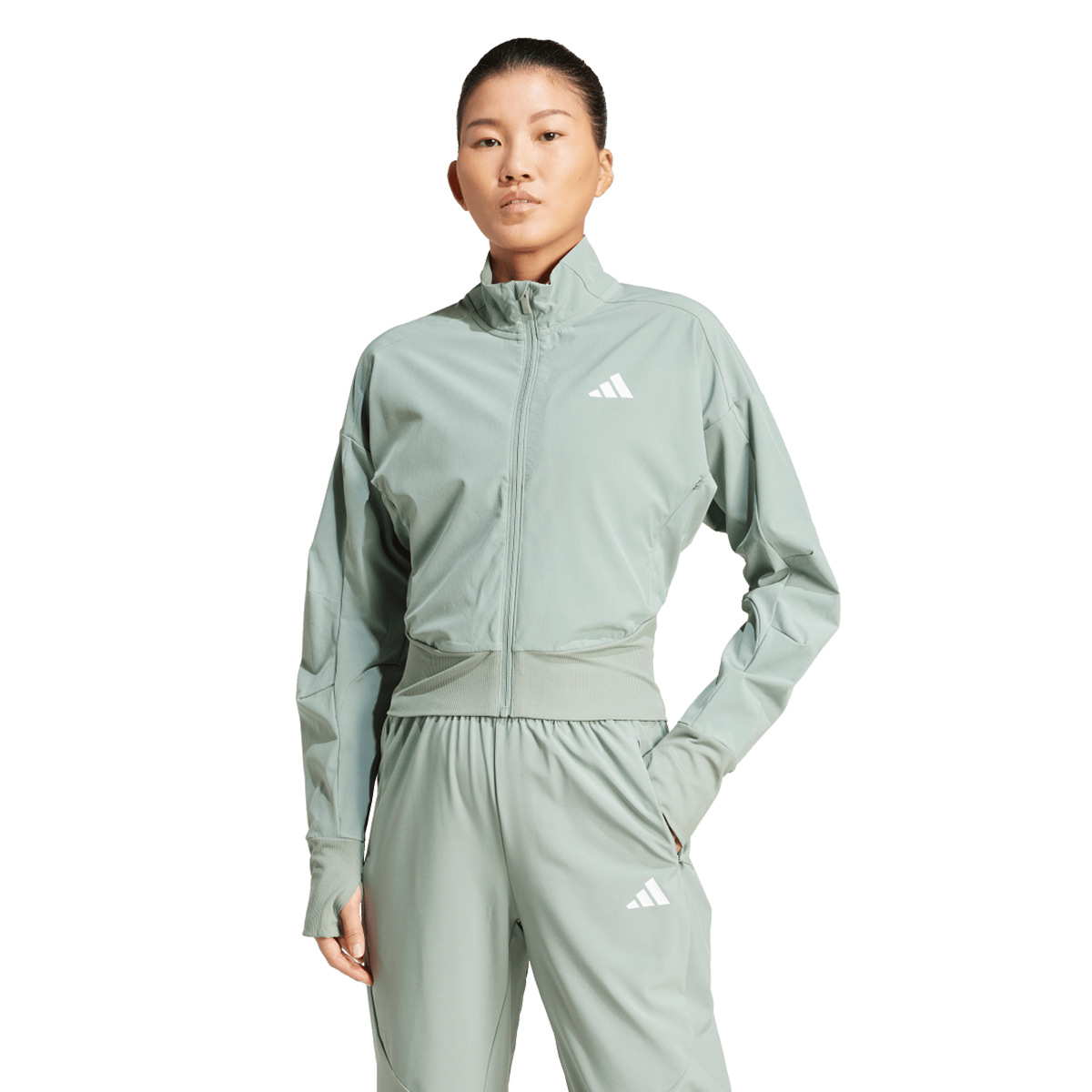 Комплект adidas Originals Designed 4 Training Full Zip Tracksuit Jacket and Pants Зелено | JD5800, 0