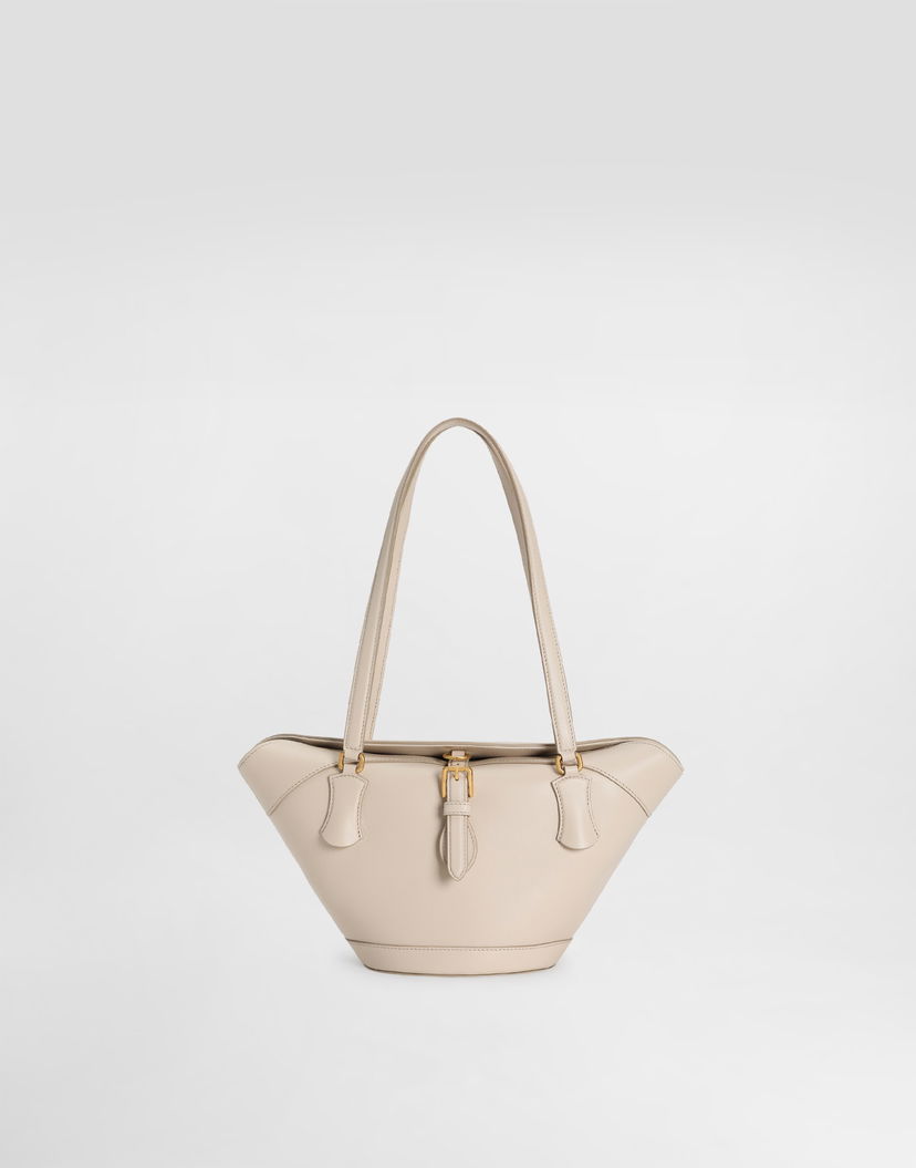 Дамска чанта Dolce & Gabbana Dolce & Gabbana Capri Coffa Calfskin Bag Бежово | BB7815AK27480004