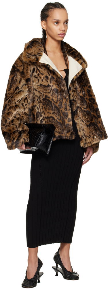 Дамска чанта Jacquemus Jacquemus 'The Rond Carré' Crocodile-Embossed Clutch Черно | 25E233BA356-4301, 3