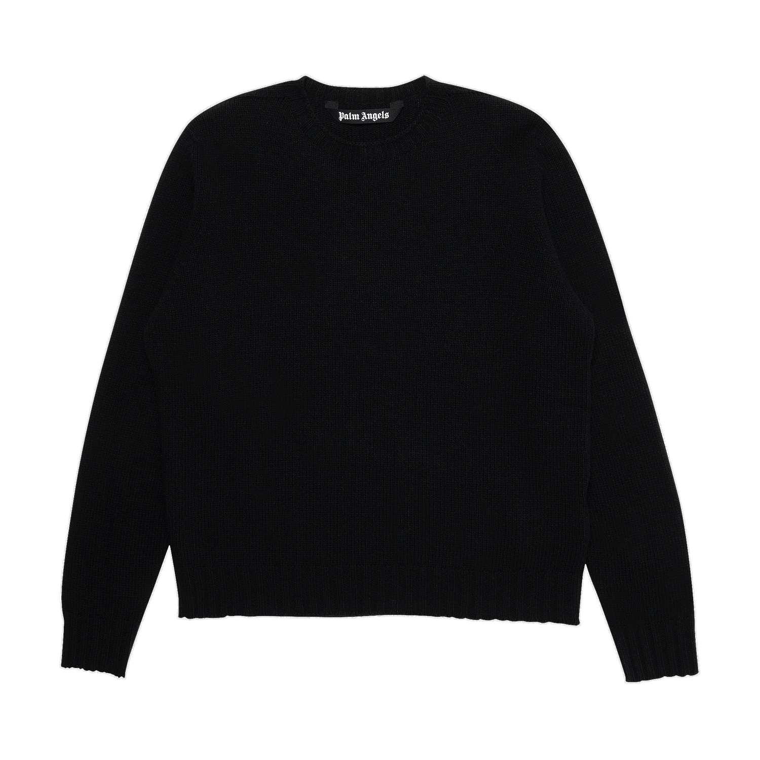 Пуловер Palm Angels Rec Logo Sweater Черно | PMHE027C99KNI0011001, 0