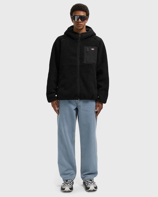 Central High Pile Hooded Fleece Jacket