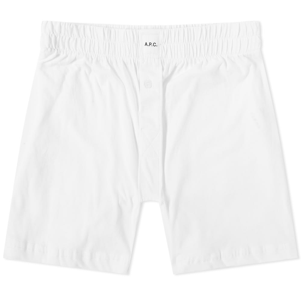 Боксерки A.P.C. Calecon Cabourg Trunk Бяло | COBMB-H18024-AAB, 0