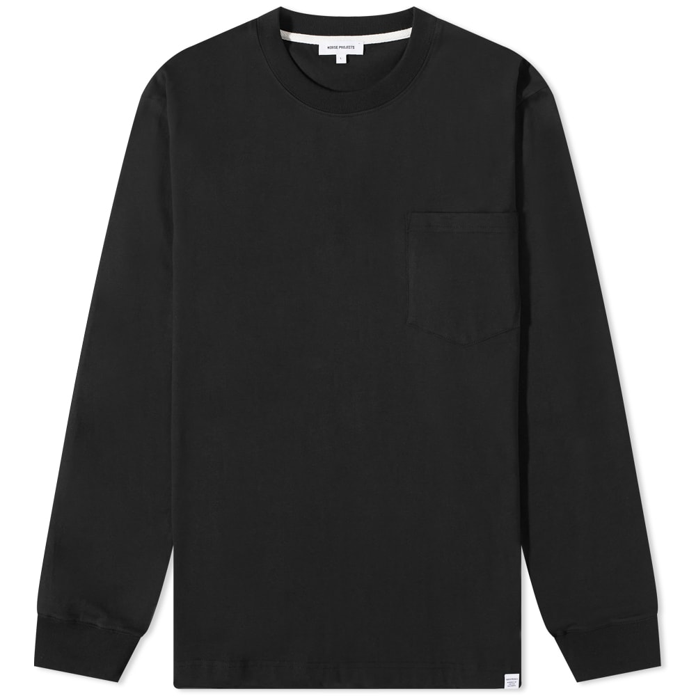 Тениска NORSE PROJECTS Johannes Standard Pocket Tee Черно | N10-0205-9999, 0