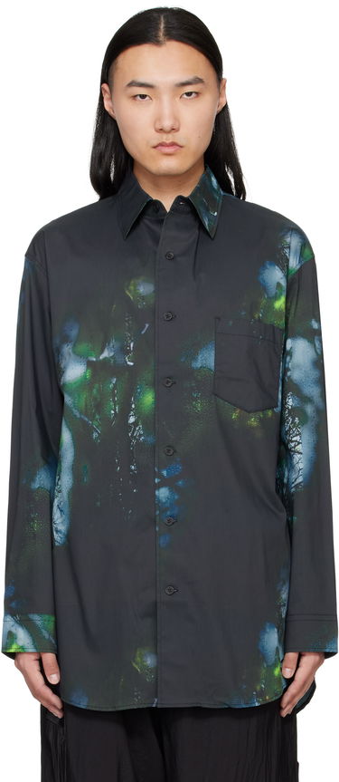 Риза Y-3 Y-3 Allover Print Shirt Черно | JL8299, 0
