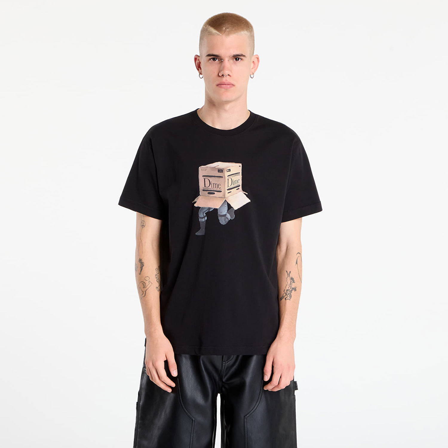 Тениска Dime DIME Solid T-Shirt Черно | DIMESU2551BLK, 0