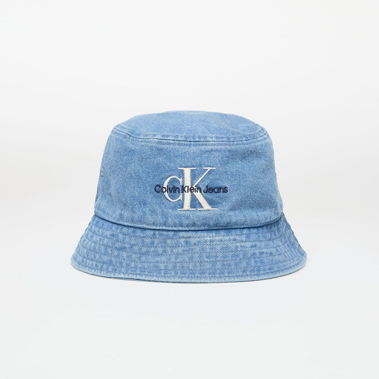 Шапка CALVIN KLEIN Calvin Klein Jeans Mono Logo Denim Bucket Hat Синьо | LV04G5021G VHJ, 0